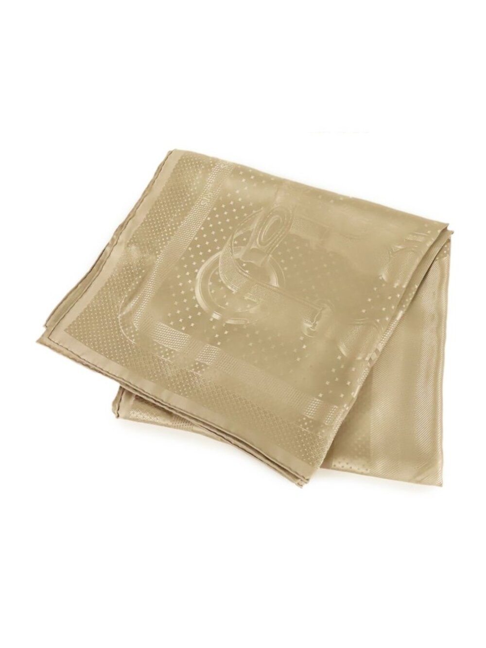 Hermes Carre Jian 135 Linen Silk Coaching Scarf